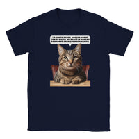 Camiseta Junior Unisex Estampado de Gato "Confesión Incomoda" Michilandia | La tienda online de los fans de gatos