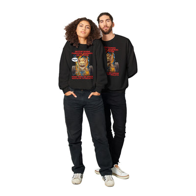 Sudadera Unisex Estampado de Gato "Levantamiento Saiyajin" Michilandia | La tienda online de los fans de gatos