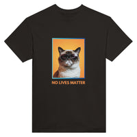 Camiseta Unisex Estampado de Gato "Gruñón Sarcástico" Michilandia