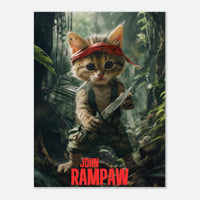 Lienzo de gato "John Rampaw" Michilandia | La tienda online de los fans de gatos