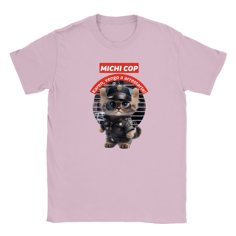 Camiseta júnior unisex "Michi cop" Gelato