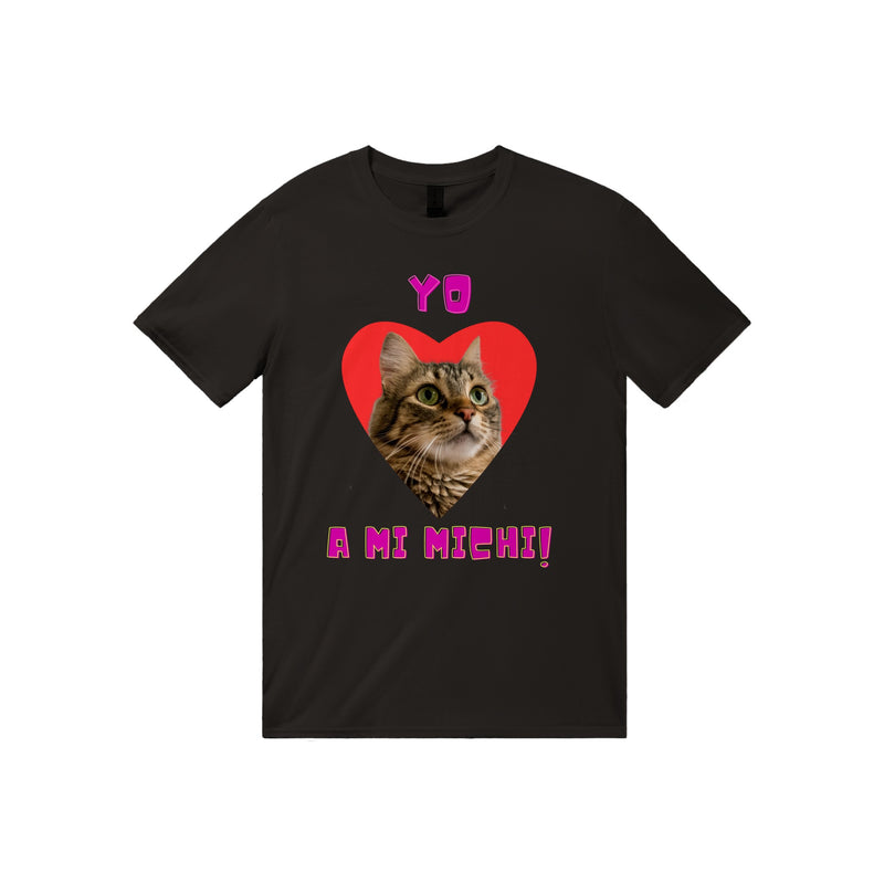 Imprime tu camiseta unisex "Yo amo a mi michi" v2 Gelato