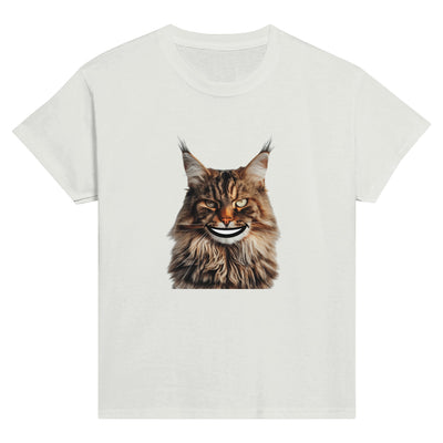 Camiseta Junior Unisex Estampado de Gato 