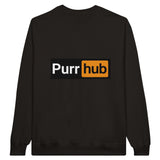 Sudadera Unisex Estampado de Gato "Purr Hub" Michilandia | La tienda online de los fans de gatos