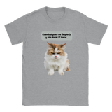 Camiseta unisex estampado de gato "Michi dormilón" Gelato