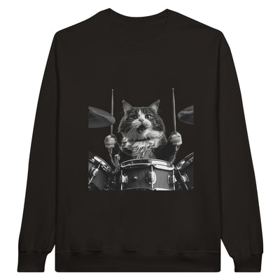 Sudadera Unisex Estampado de Gato 