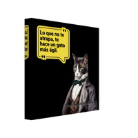 Lienzo de gato "Friedrich Michi Nietzsche" Michilandia | La tienda online de los amantes de gatos