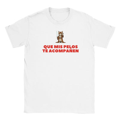 Camiseta Junior Unisex Estampado de Gato 