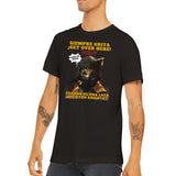 Camiseta unisex estampado de gato "¡Get Over Here, Atún!"