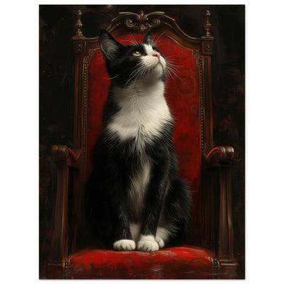 Panel de aluminio impresión de gato "Majestad Felina" Michilandia | La tienda online de los fans de gatos