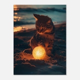 Lienzo de gato "Diversión Solar" Michilandia | La tienda online de los fans de gatos