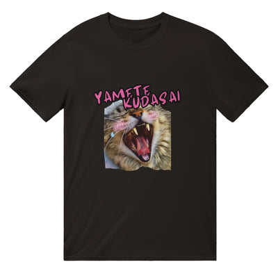 Camiseta unisex estampado de gato "Kawaii Bostezo" Michilandia | La tienda online de los amantes de gatos