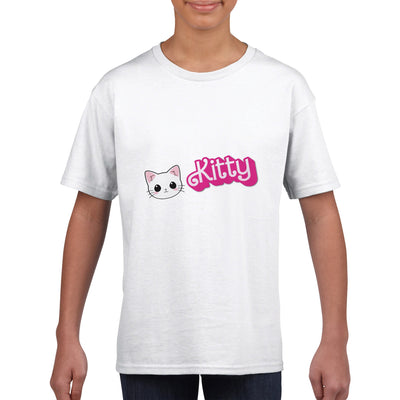 Camiseta Junior Unisex Estampado de Gato 