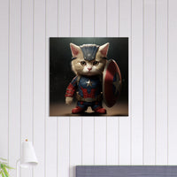 Póster de gato "Michi Captain America" Gelato