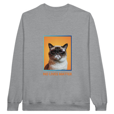 Sudadera Unisex Estampado de Gato "Gruñón Sarcástico" Michilandia