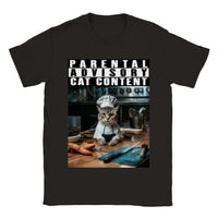 Camiseta unisex estampado de gato "Michi Cocinero" Gelato