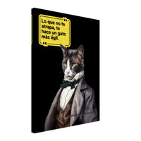 Lienzo de gato "Friedrich Michi Nietzsche" Michilandia | La tienda online de los amantes de gatos