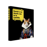 Lienzo de gato "William Michi Shakespeare" Michilandia | La tienda online de los amantes de gatos