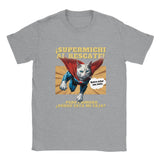 Camiseta unisex estampado de gato "Prioridades" Sports Grey