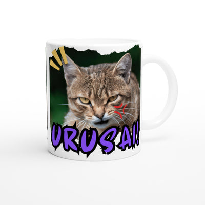 Taza Blanca con Impresión de Gato "Silencio!" Michilandia | La tienda online de los amantes de gatos