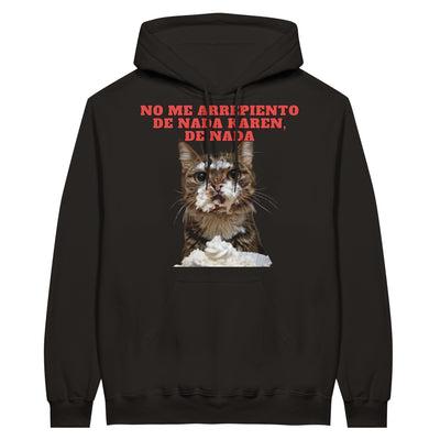 Sudadera con Capucha Unisex Estampado de Gato 