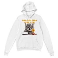 Sudadera con Capucha Unisex Estampado de Gato "Antojos Felinos" Michilandia | La tienda online de los fans de gatos