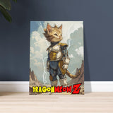 Lienzo de gato "Dragon Meow Z" Michilandia | La tienda online de los fans de gatos