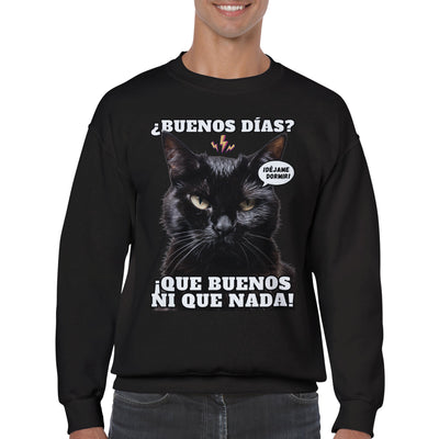 Sudadera unisex estampado de gato 