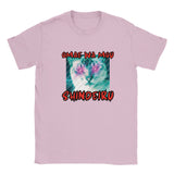 Producto: Camiseta júnior unisex estampado de gato "Neko Fatal" Michilandia | La tienda online de los amantes de gatos