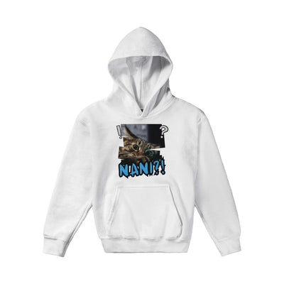 Sudadera con capucha júnior estampado de gato 