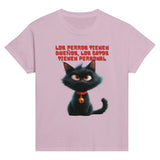 Camiseta Junior Unisex Estampado de Gato "Personal Felino" Michilandia | La tienda online de los fans de gatos