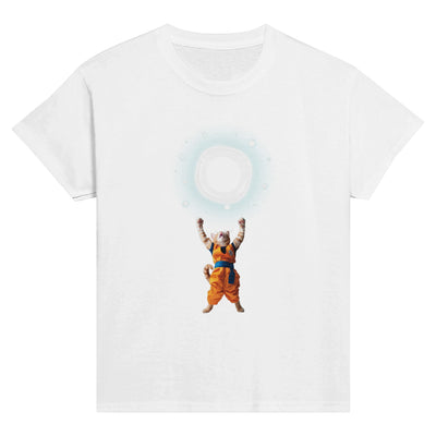 Camiseta Junior Unisex Estampado de Gato 