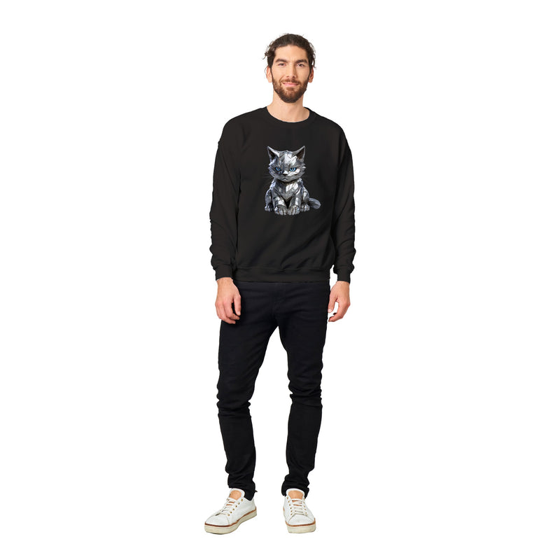 Sudadera unisex estampado de gato "Michi Colossus" Gelato