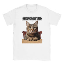 Camiseta unisex estampado de gato 