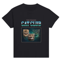 Camiseta Junior Unisex Estampado de Gato "El Club de los Gatos Furiosos" Michilandia