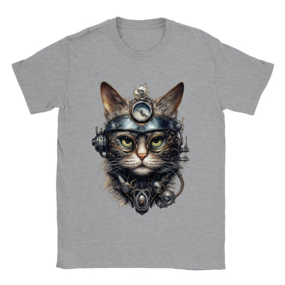 Camiseta unisex estampado de gato "Estelamorfosis Gatuna" Gelato