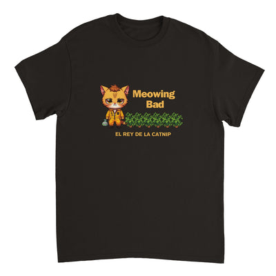 Camiseta Unisex Estampado de Gato 