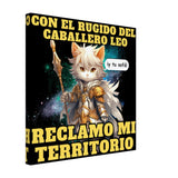 Lienzo de Gato "Caballero del Sofá" Michilandia | La tienda online de los amantes de gatos