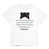 Camiseta Unisex Estampado de Gato "Orgullo Felino" Michilandia | La tienda online de los fans de gatos