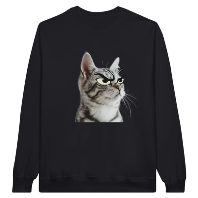 Sudadera Unisex Estampado de Gato 