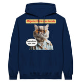 Sudadera con Capucha Unisex Estampado de Gato "Agradecido Miau" Michilandia