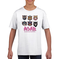 Camiseta Junior Unisex Estampado de Gato "Michis Anarquistas" Michilandia | La tienda online de los fans de gatos
