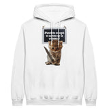 Sudadera con Capucha Unisex Estampado de Gato "Panchito y Su Camino" Michilandia | La tienda online de los fans de gatos