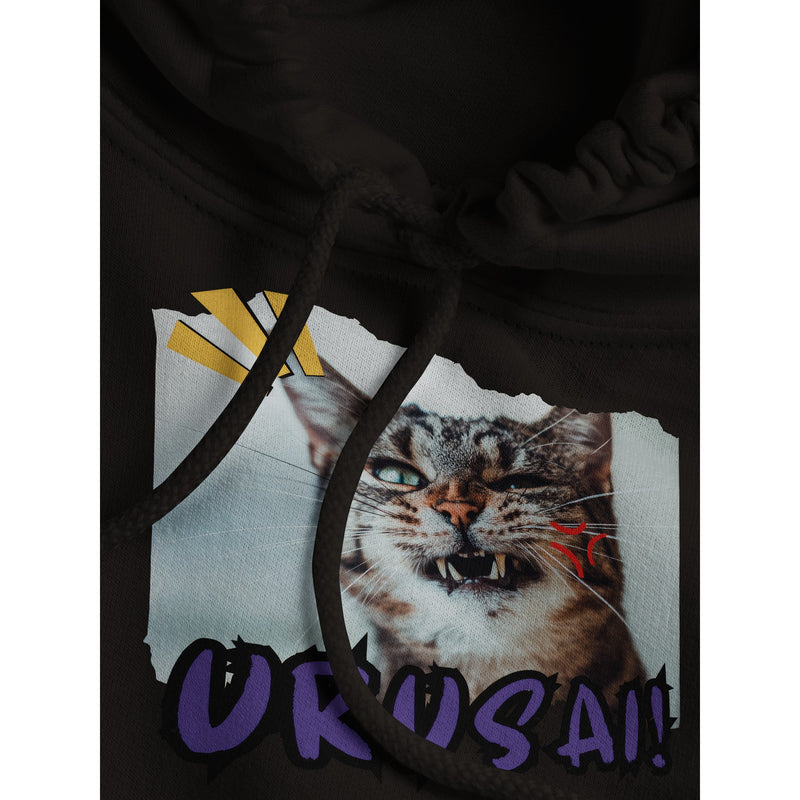 Sudadera con Capucha Unisex Estampado de Gato "Desprecio Felino" Michilandia | La tienda online de los amantes de gatos