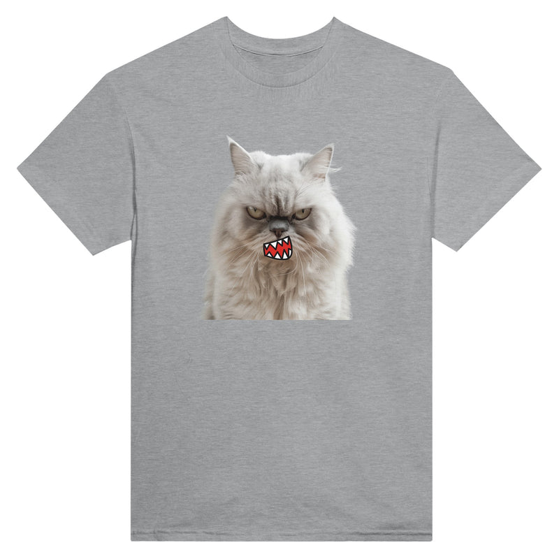 Camiseta Unisex Estampado de Gato "Miau de Rabia" Michilandia