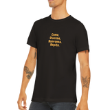 Camiseta unisex estampado de gato "Ronronea" Gelato