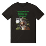 Camiseta unisex estampado de gato "El Transporte Felino" Gelato