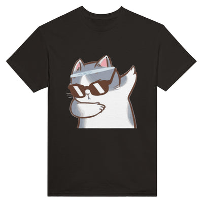 Camiseta Unisex Estampado de Gato 