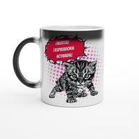 Taza Mágica Personalizada con tu Gato Versión Comic Michilandia | La tienda online de los amantes de gatos