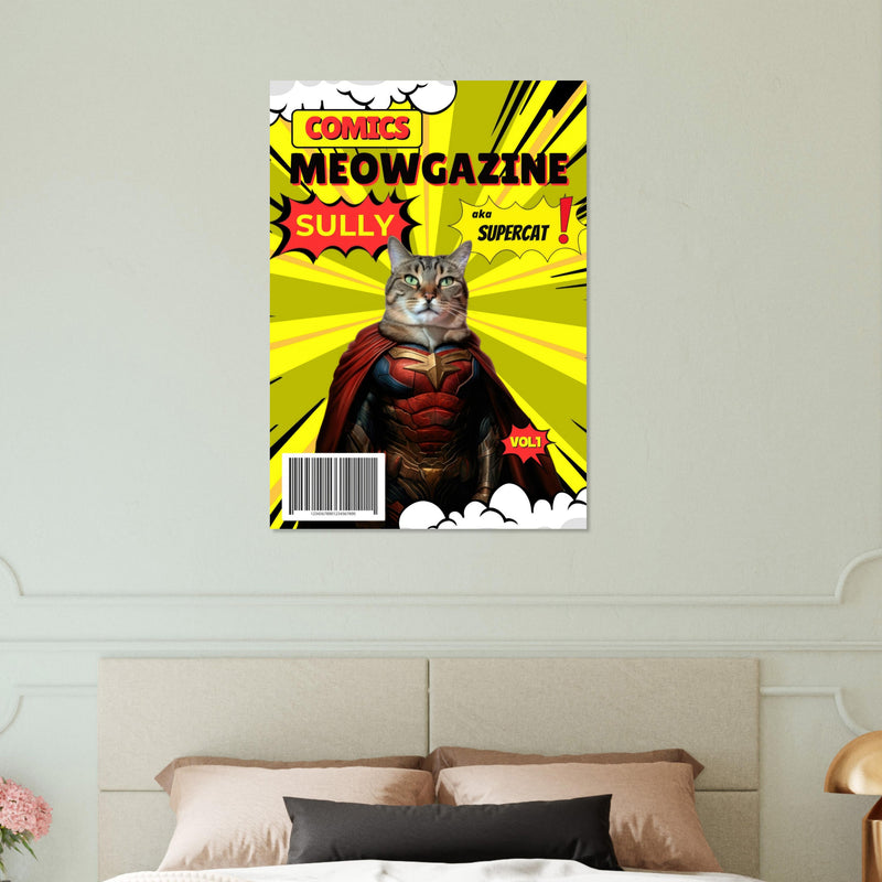 Póster Prémium de Portadas Personalizadas de Revistas de Comics Michilandia | La tienda online de los amantes de gatos